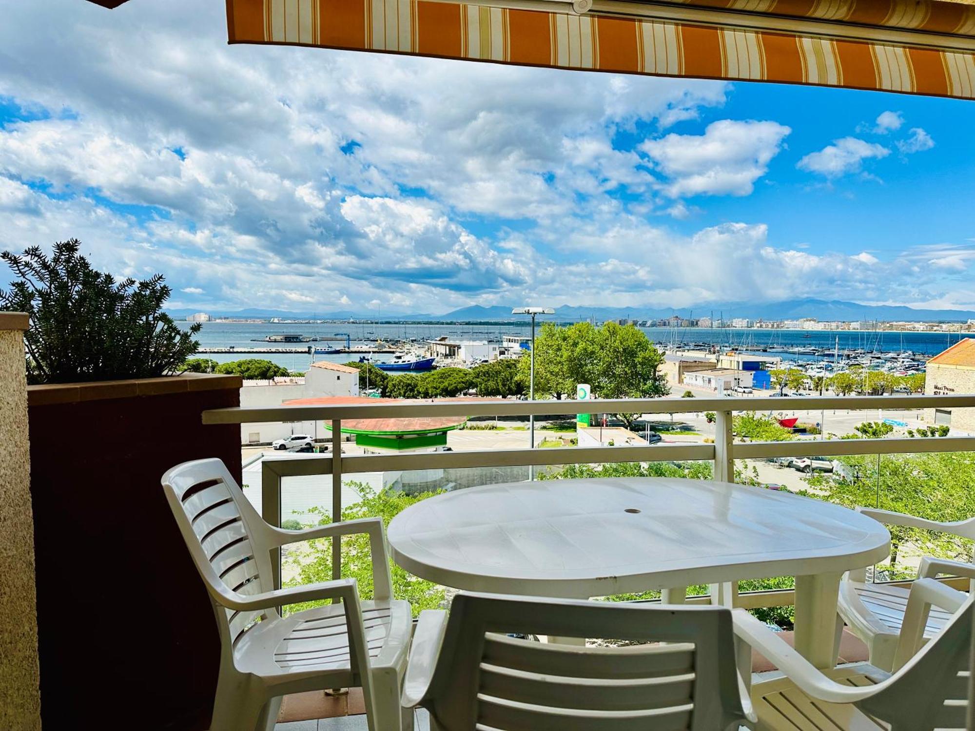 Roc Mar 3 3B - Apartamento Cerca Del Centro Y De La Playa - Terraza Con Vistas Al Mar Y Al Puerto Roses Eksteriør bilde